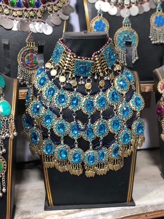 Traditional Afghan Kuchi Tribal Necklace Set